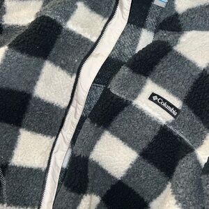 Columbia Monochrome Checkered Fleece Jacket